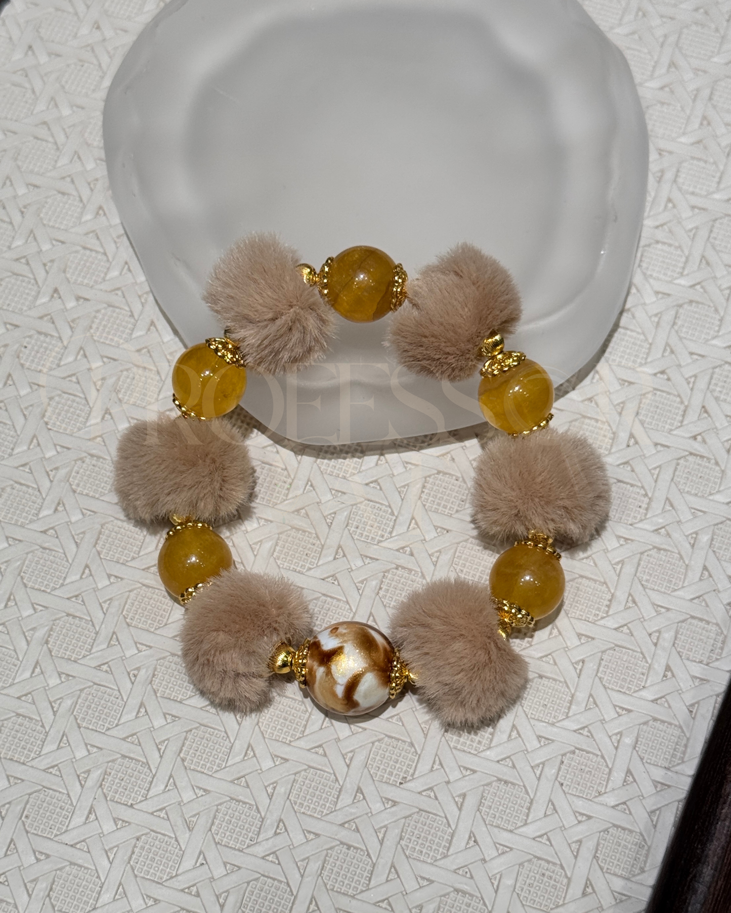 PROFCAT Pom-pom Style Crystal Bracelet