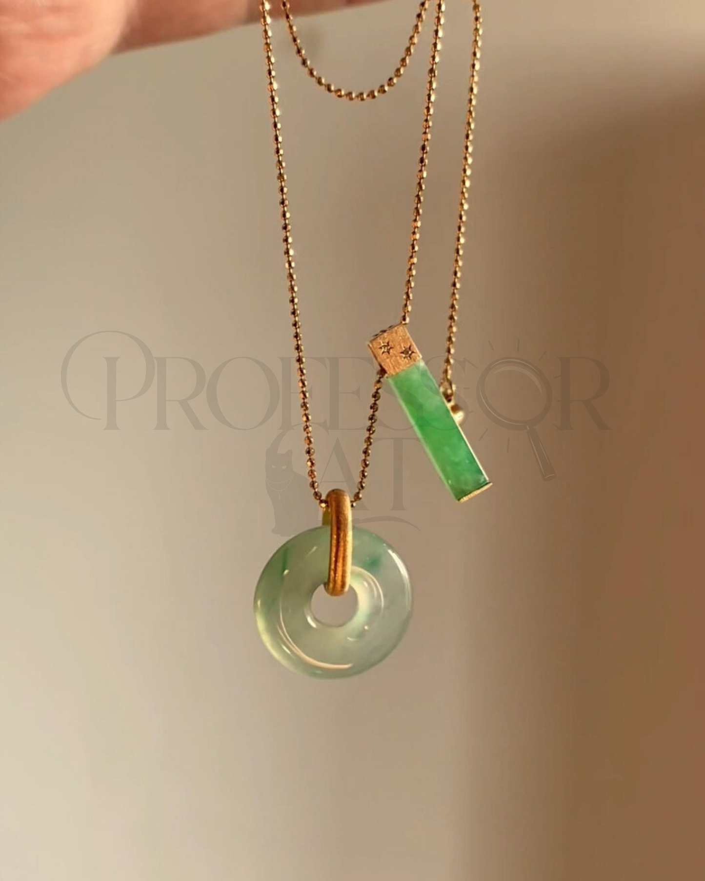 PROFCATJADE Aura Ping An Pendant