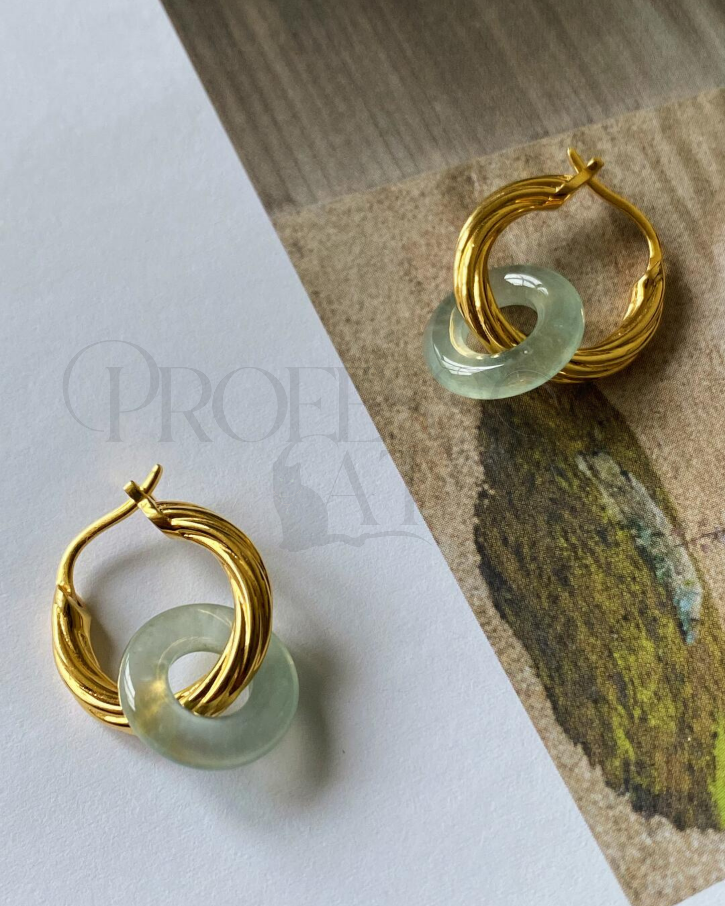PROFCATJADE Aura Jade pairs Earrings