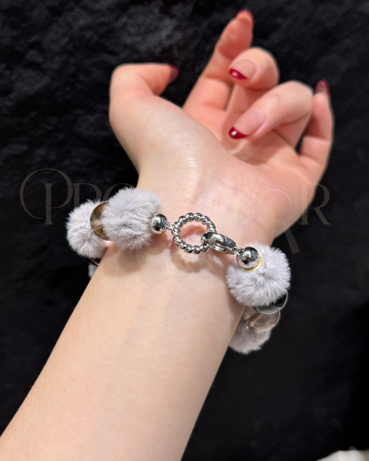 PROFCAT Pom-pom Style Crystal Bracelet