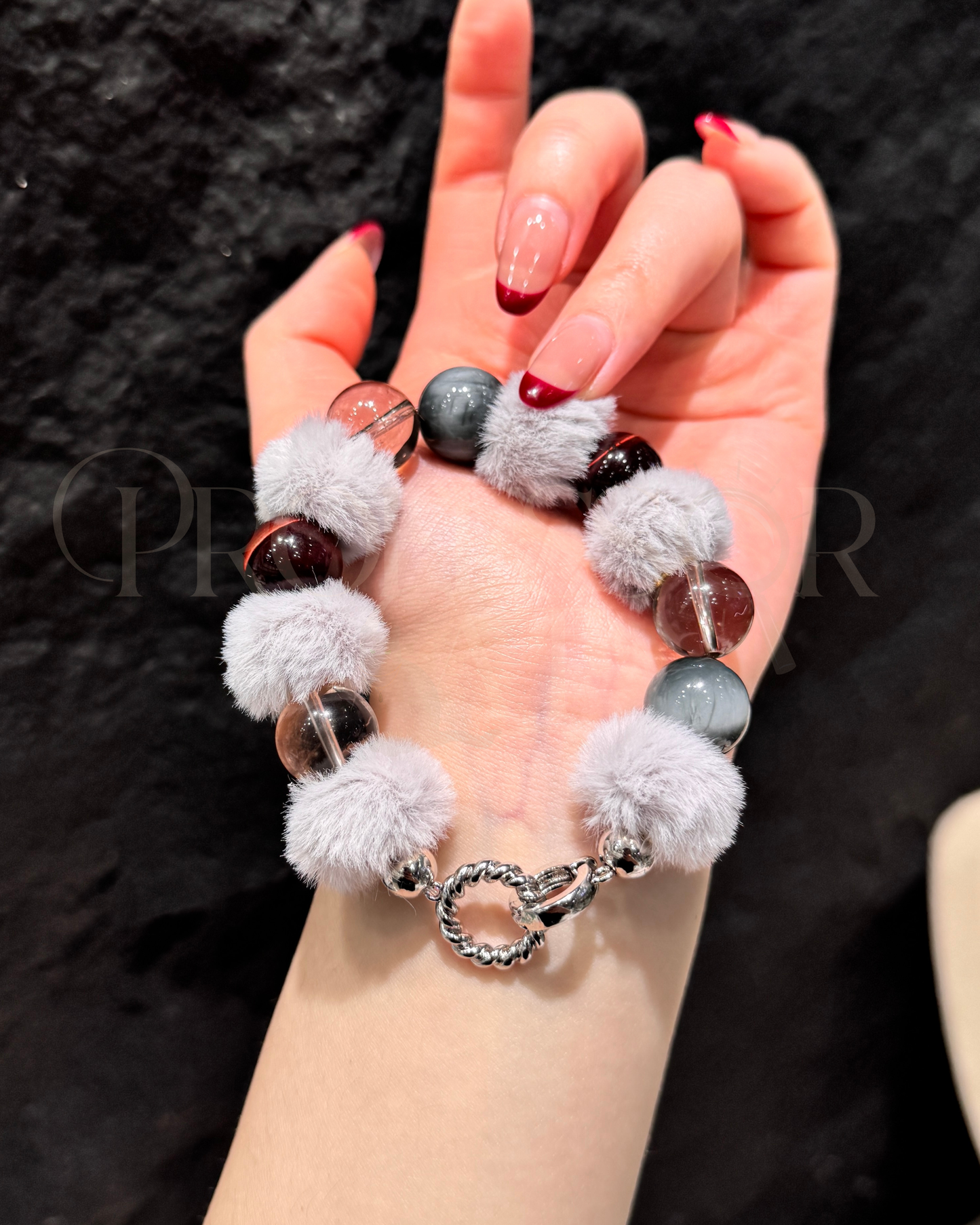 PROFCAT Pom-pom Style Crystal Bracelet