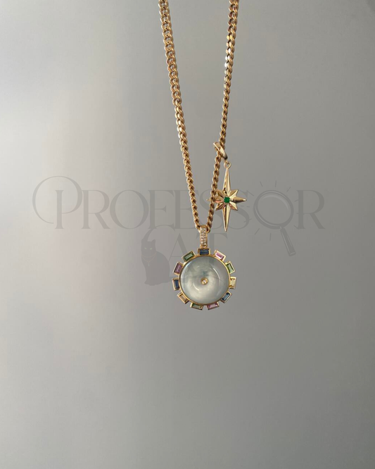 PROFCATJADE Aura PingAn Kou with Polaris Pendant